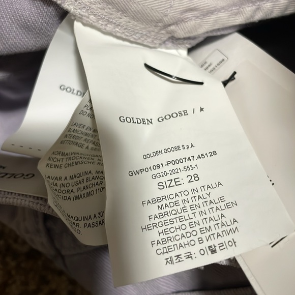 Golden Goose denim Journey Collection shorts worn-out-effect hem - Picture 10 of 12